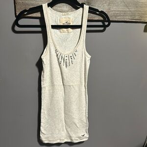 Hollister stretch sequin tank